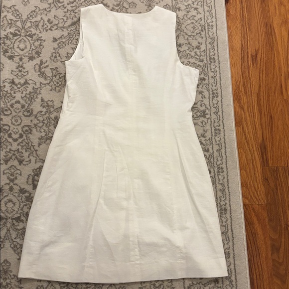 NWT linen blend vest dress - white - Picture 6 of 6